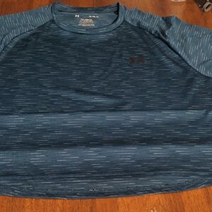 Under Armour Blue Short Sleeve Athletic Tee